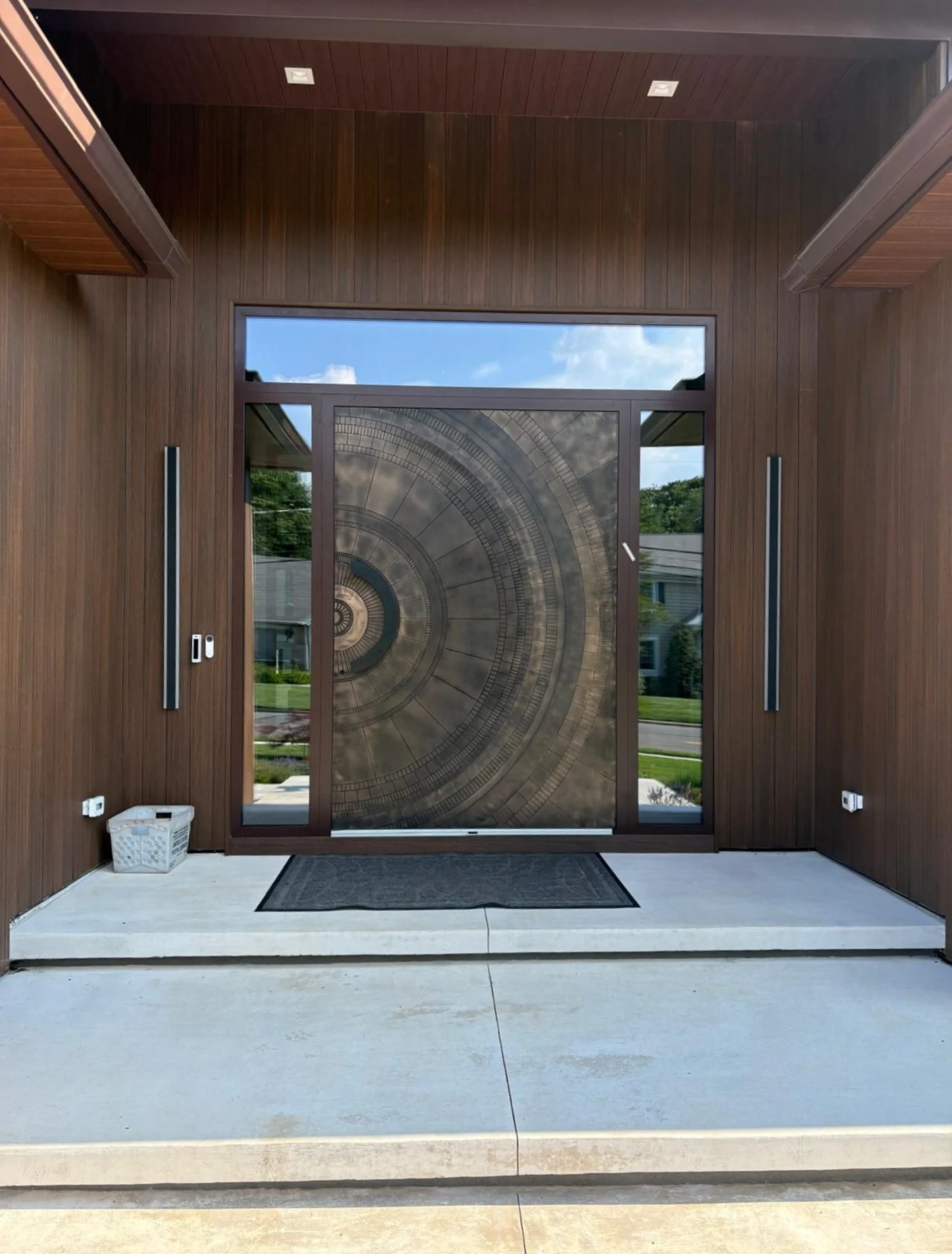 Modern Majestic — entry door detail